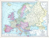 Europe, World Atlas 1913